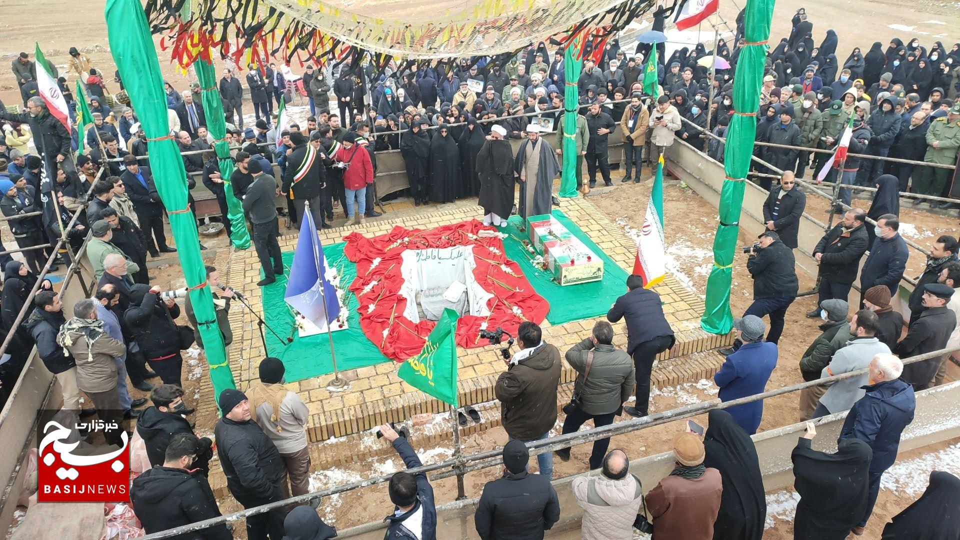 پیکر مطهر شهید خوش نام در قوچان به خاک سپرده شد