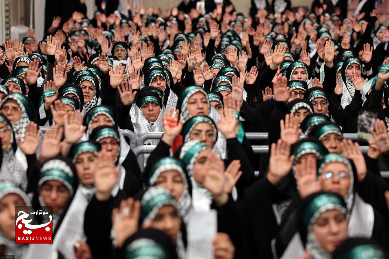 دیدار صبح امروز بسیجیان با رهبر معظم انقلاب