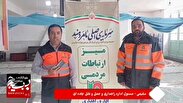 میز خدمتی که به میدان خدمت تبدیل شد|رزمایش خدمت بسیجیان ساوجی در بخش نوبران