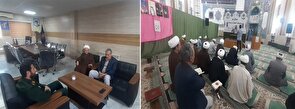 دیدار مدیر بسیج دریایی پایگاه دریایی ثامن الحجج(ع) با فرمانده سپاه بندرترکمن