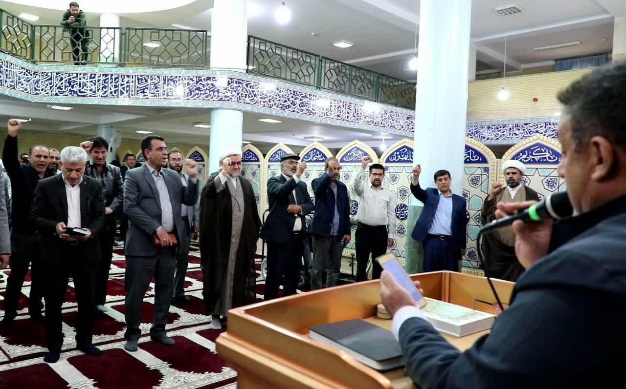 اجتماع باشکوه اساتید و دانشجویان کهگیلویه و بویراحمدی در حمایت از مردم مظلوم فلسطین + (تصاویر)