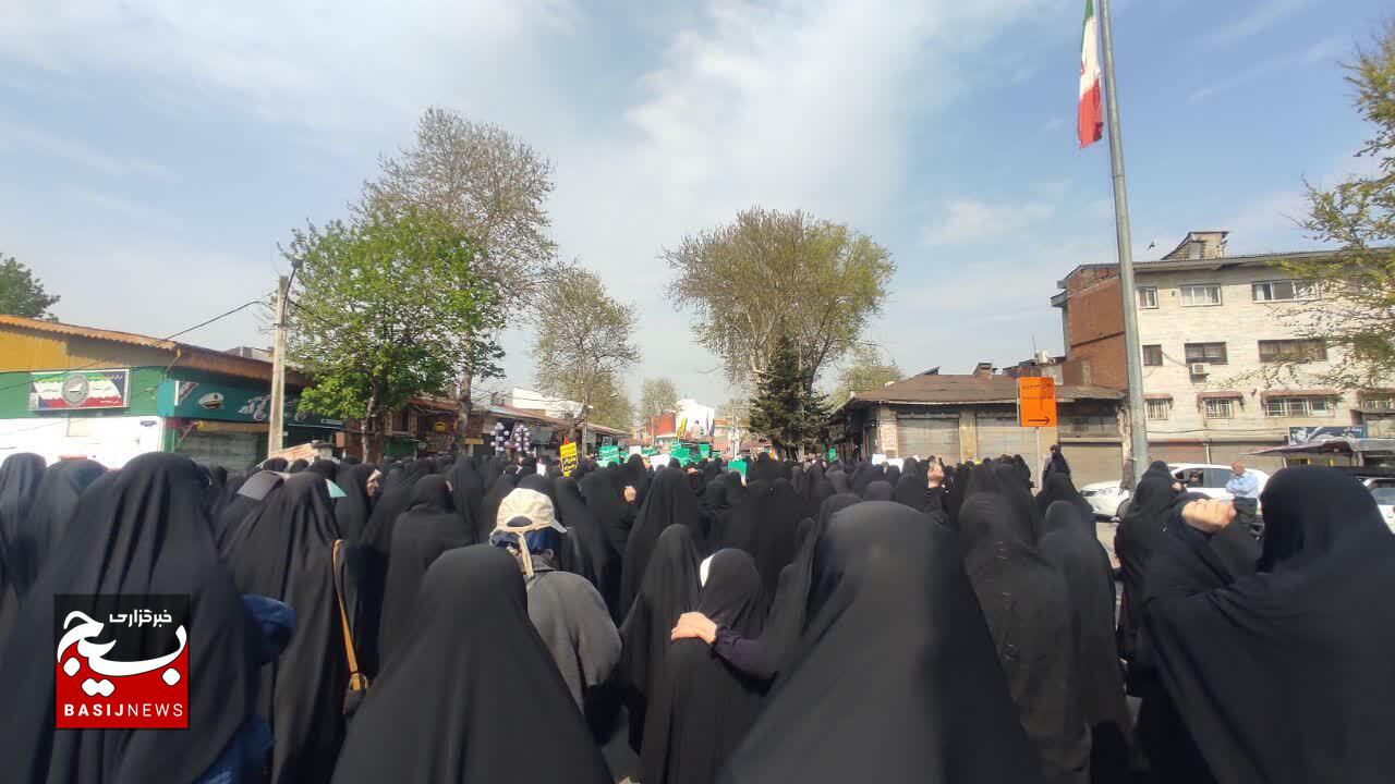 مراسم راهپیمایی روز جهانی قدس در رشت آغاز شد