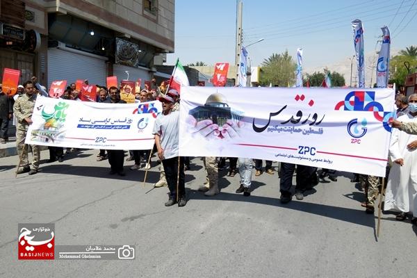 حضور پرشور مردم کنگان در راهپیمایی روز جهانی قدس