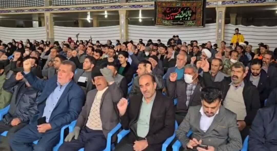 مراسم بزرگداشت حماسه ۹ دی با شکوه برگزار شد