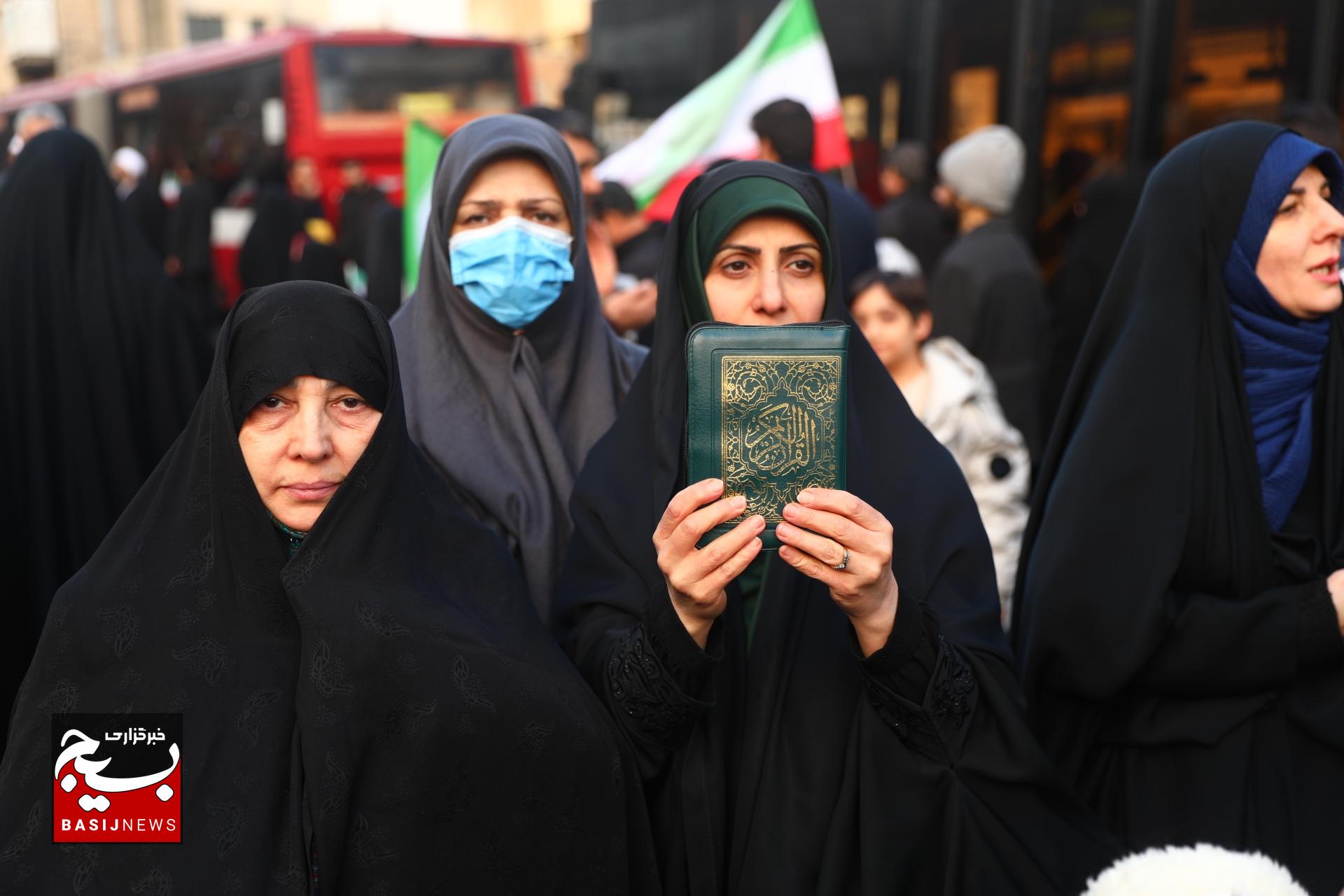 سنگ تمام پایتخت‌نشین‌ها در حمایت از جمهوری اسلامی ایران و محکومیت اقدامات آشوبگران و تروریست‌ها