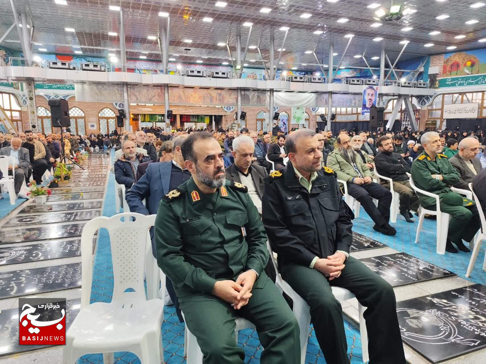 برگزاری مراسم  هفتمین روز شهادت شهدای مدافعان امنیت در رشت و لاهیجان
