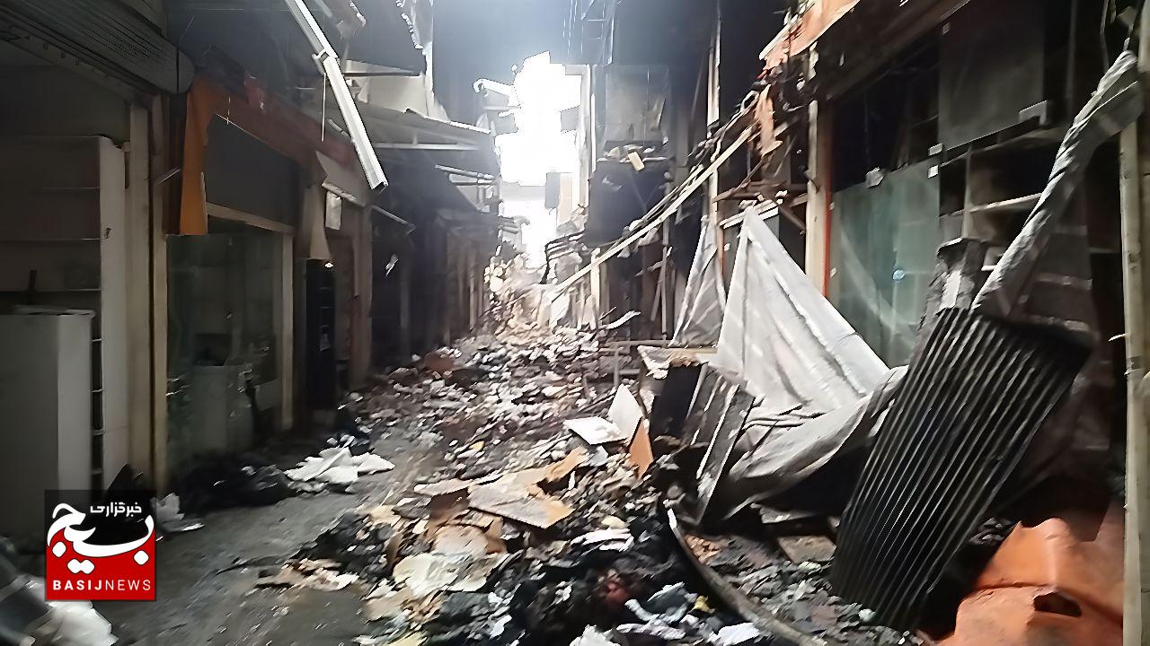 شعله وری مقاومت کسبه رشت در آتش فتنه دشمن