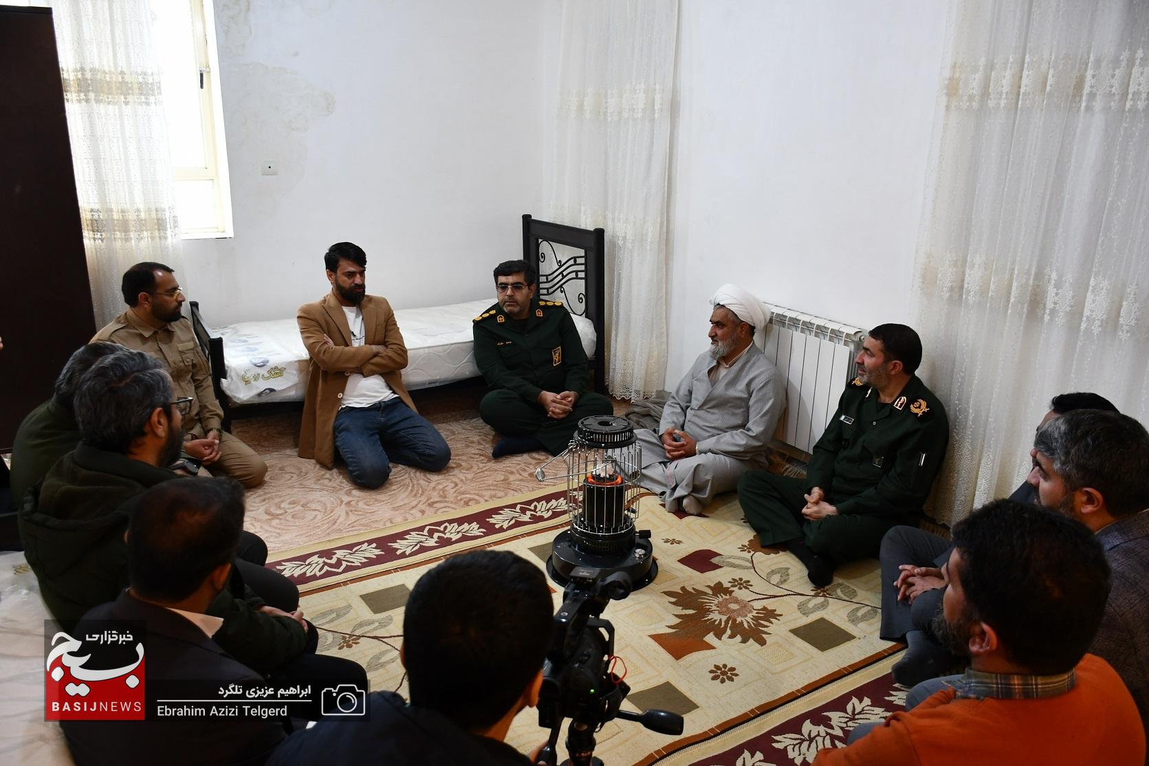 بازدید فرمانده سپاه فتح از پشت صحنه فیلم سینمایی مارون