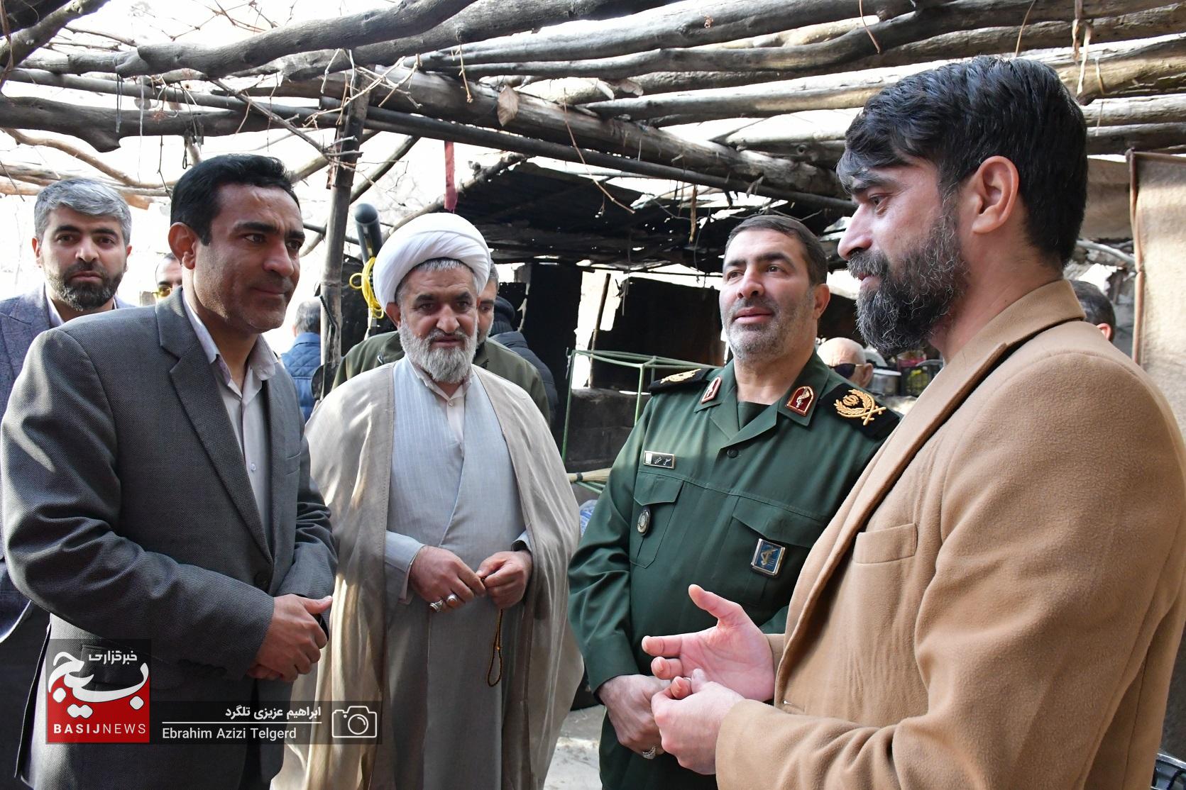 بازدید فرمانده سپاه فتح از پشت صحنه فیلم سینمایی مارون