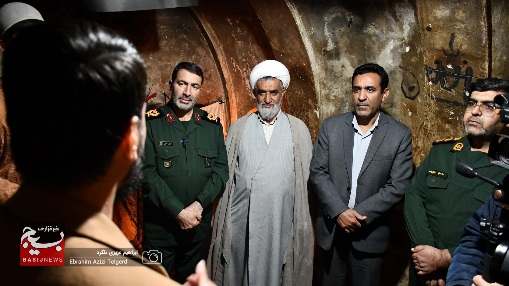 بازدید فرمانده سپاه فتح از پشت صحنه فیلم سینمایی مارون