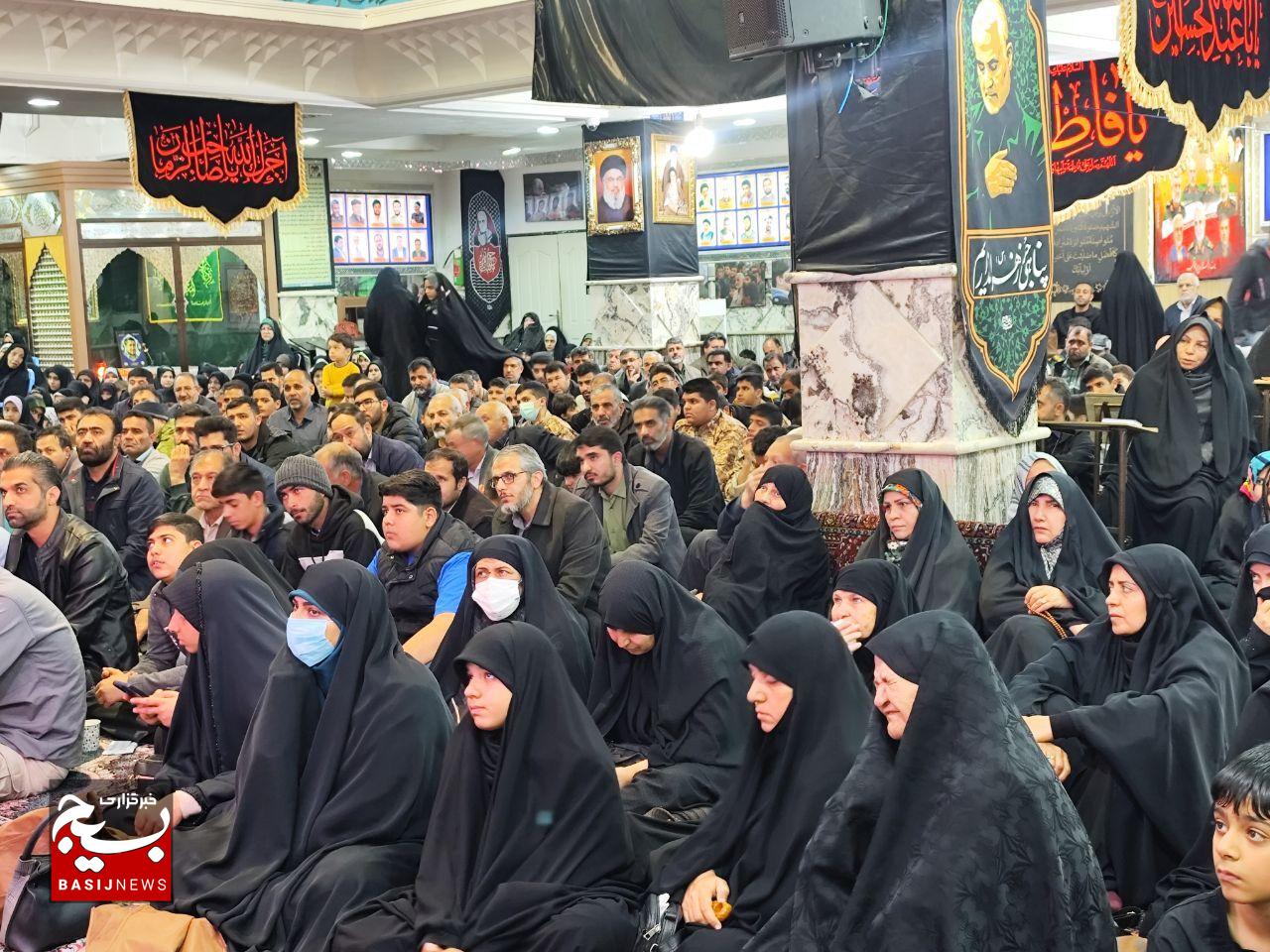 برگزاری مراسم بزرگداشت شهدای غدیر در بیت‌الزهرا(س) شهید سلیمانی