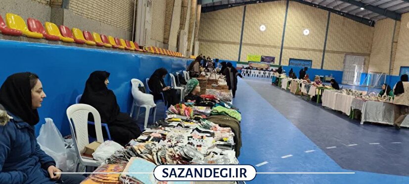 برپایی نمایشگاه دستاوردهای بانوان توانمند بخش دودانگه بهبهان