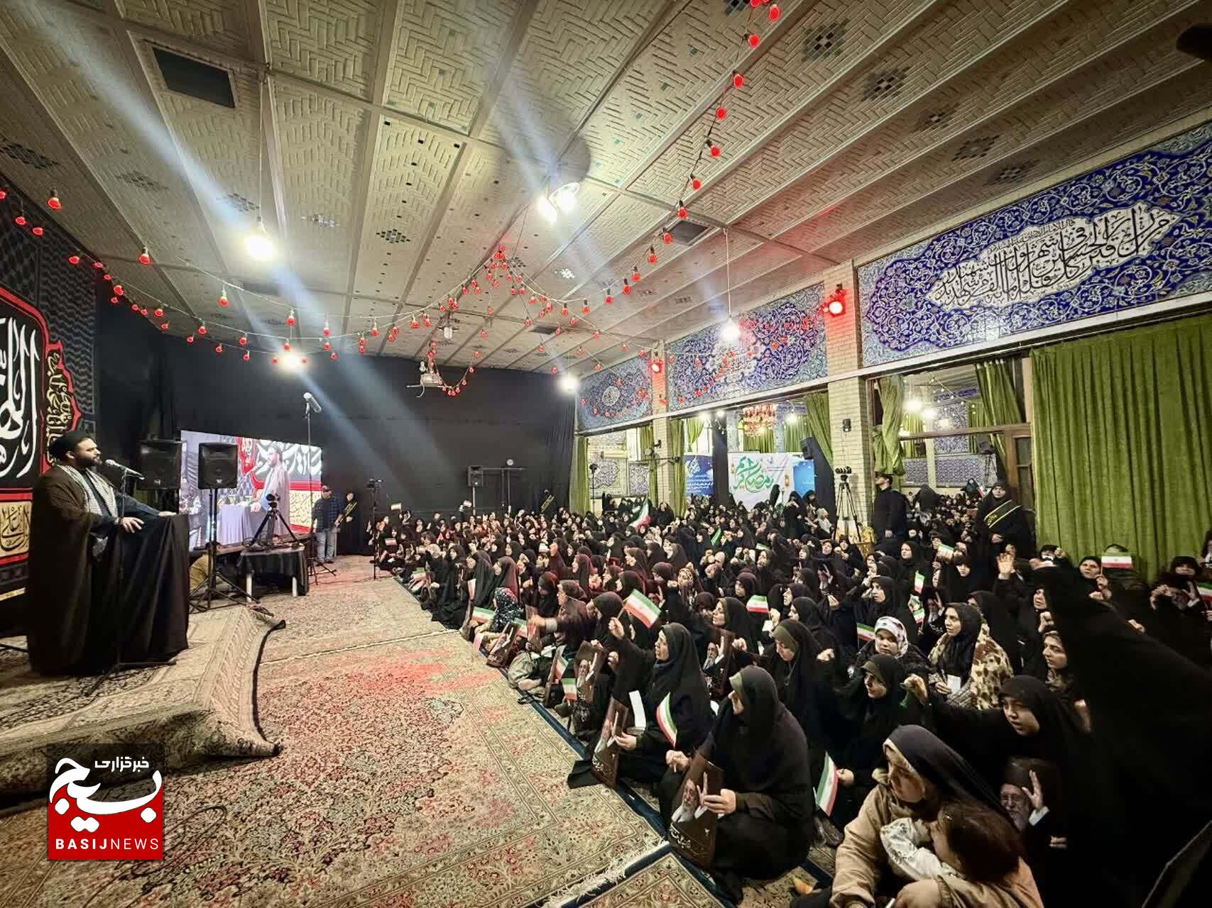 تجمع بزرگ حماسی بانوان قزوین به روایت تصویر