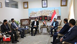 دیدار معاون بین‌الملل سازمان بسیج و رئیس سازمان بسیج رسانه کشور با سفیر یمن