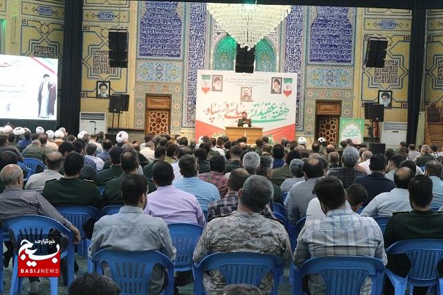 مراسم گرامیداشت هفته عقیدتی سیاسی در سپاه حضرت محمد رسول الله (ص) تهران بزرگ برگزار شد