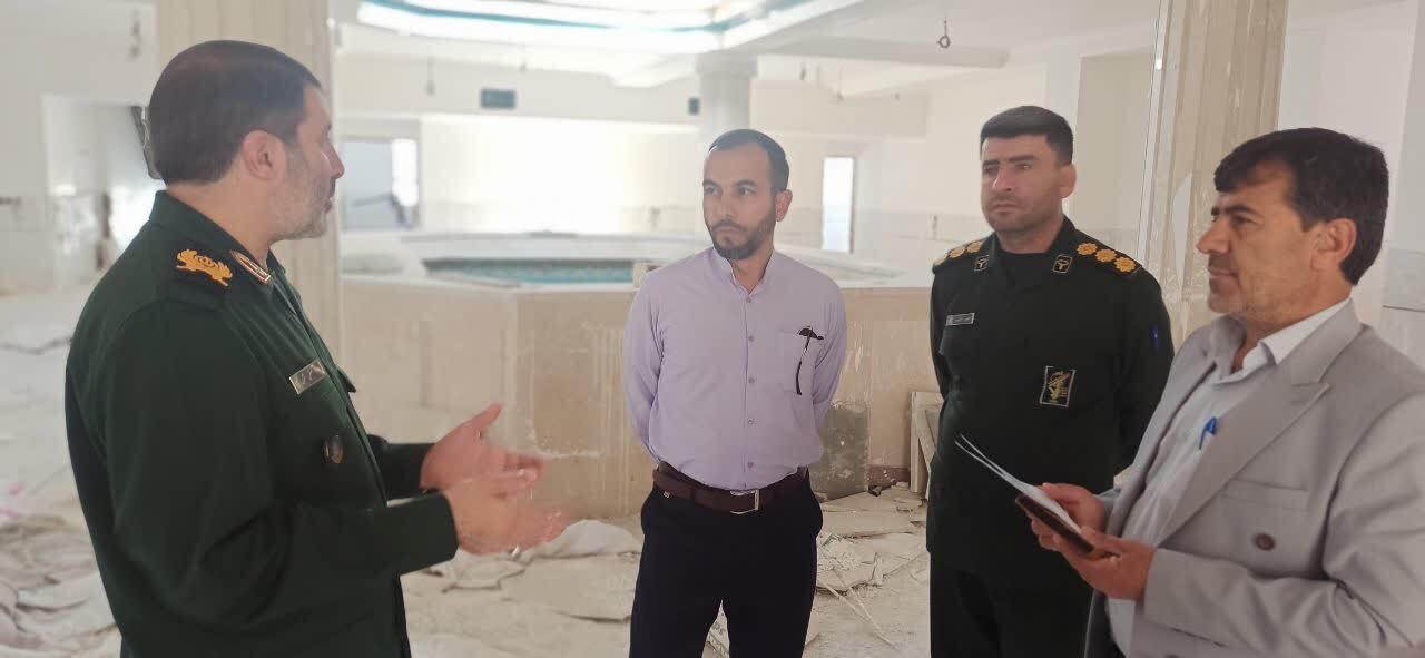 بازدید فرمانده سپاه فتح از روند ساخت و پیشرفت کار مجتمع کوثر یاسوج