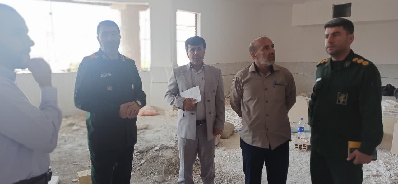 بازدید فرمانده سپاه فتح از روند ساخت و پیشرفت کار مجتمع کوثر یاسوج
