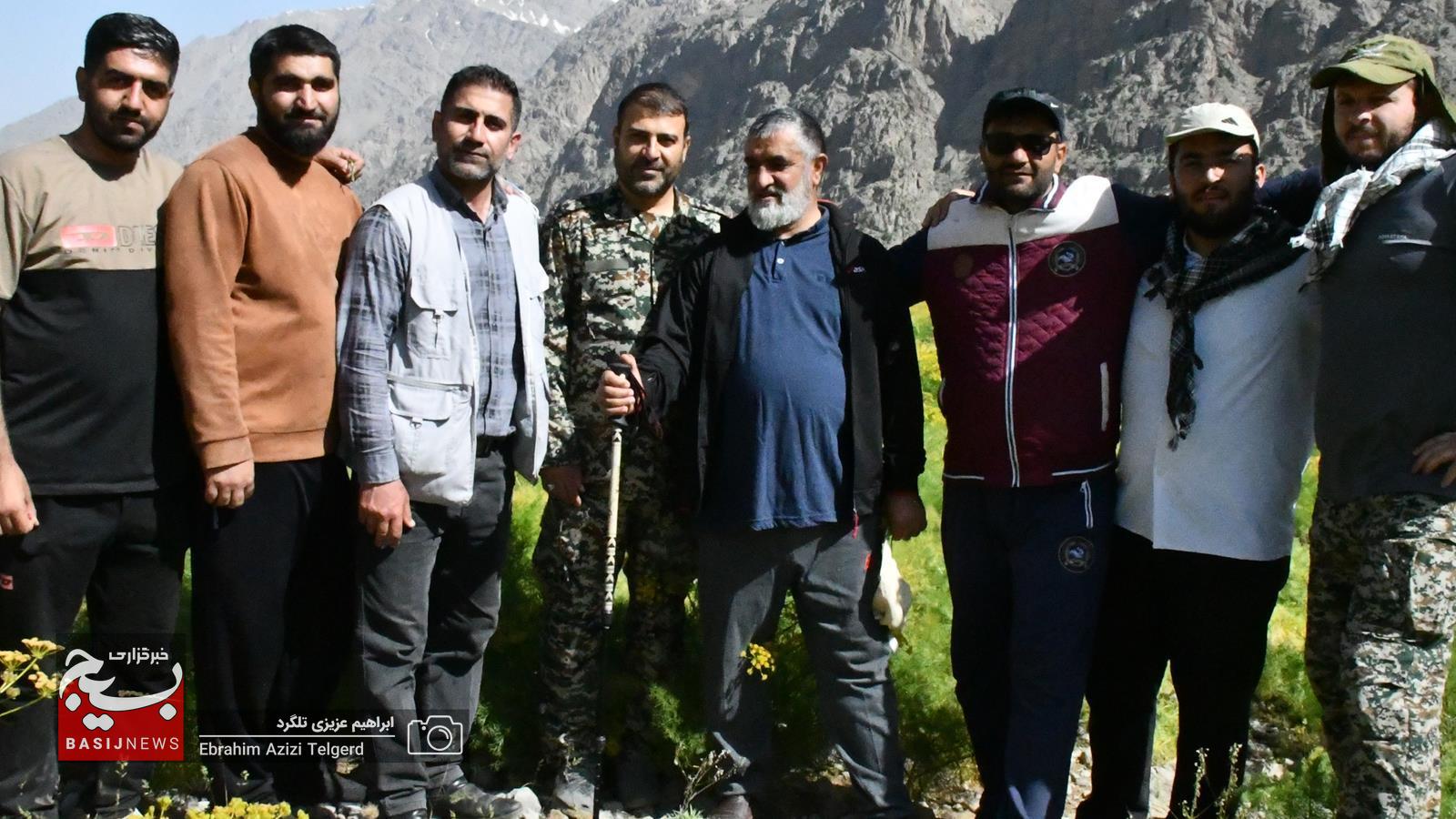 همایش کوهنوردی و اردوی فرهنگی ورزشی کارکنان نمایندگی ولی فقیه در سپاه فتح در منطقه کوه گُل