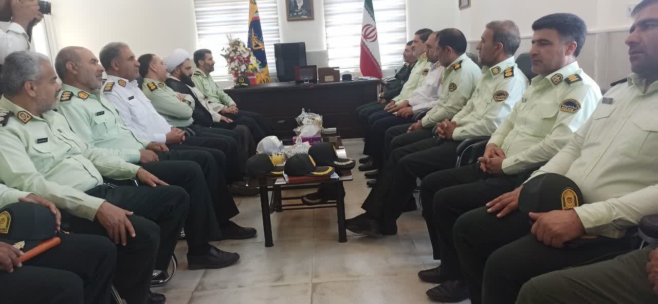دیدار فرمانده انتظامی استان با فرمانده جدید سپاه فتح