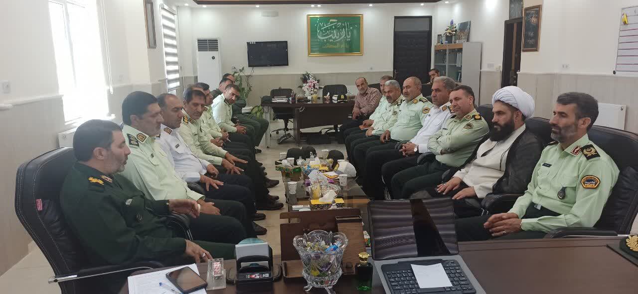 دیدار فرمانده انتظامی استان با فرمانده جدید سپاه فتح