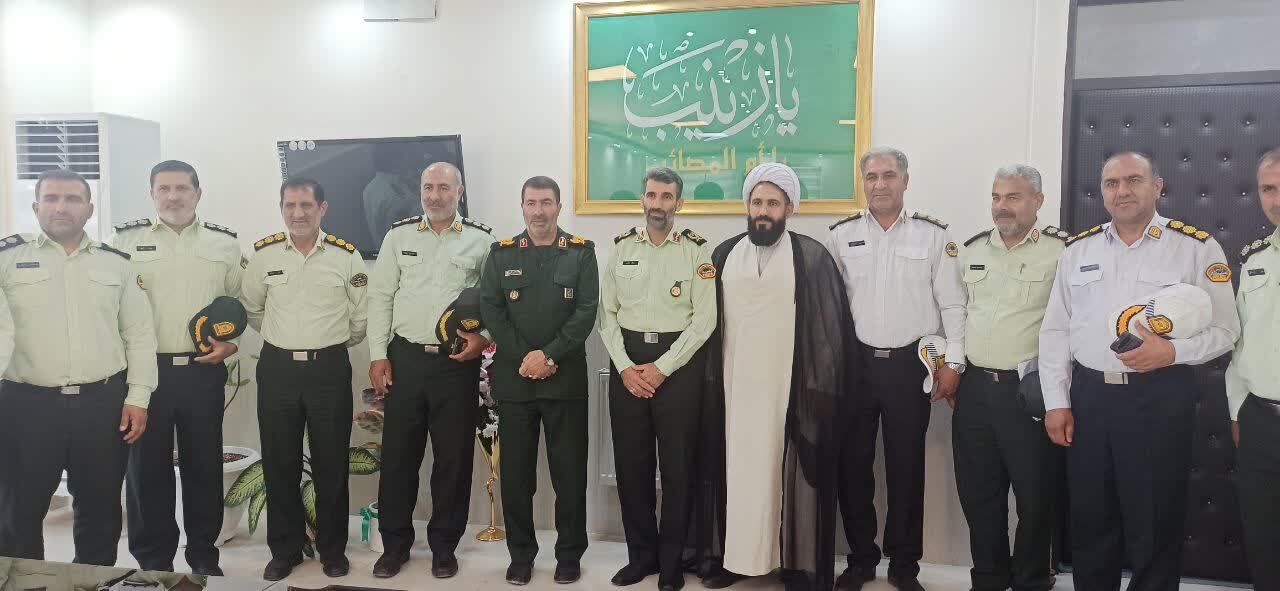 دیدار فرمانده انتظامی استان با فرمانده جدید سپاه فتح