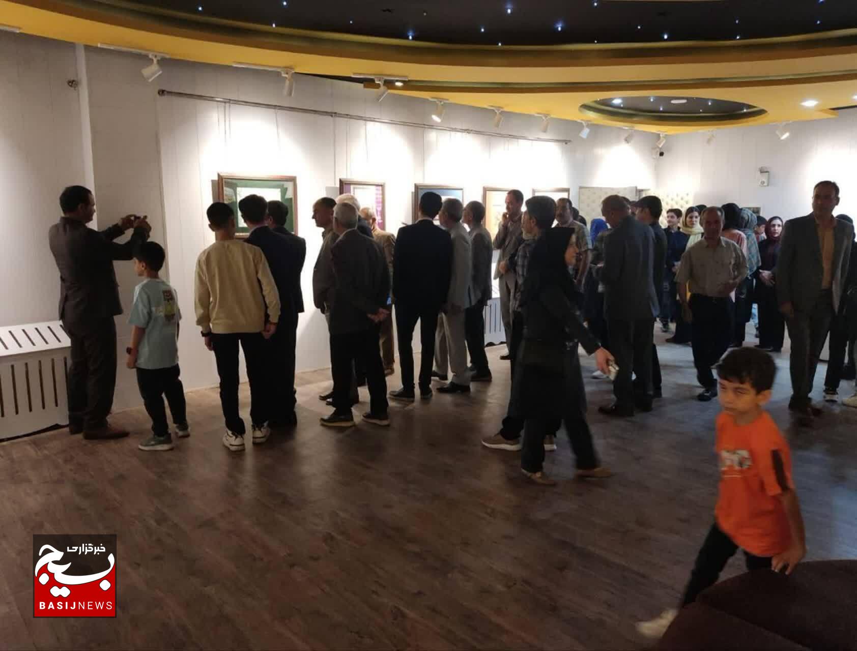 افتتاح نمایشگاه خوشنویسی «خرد» در شهرستان ازنا