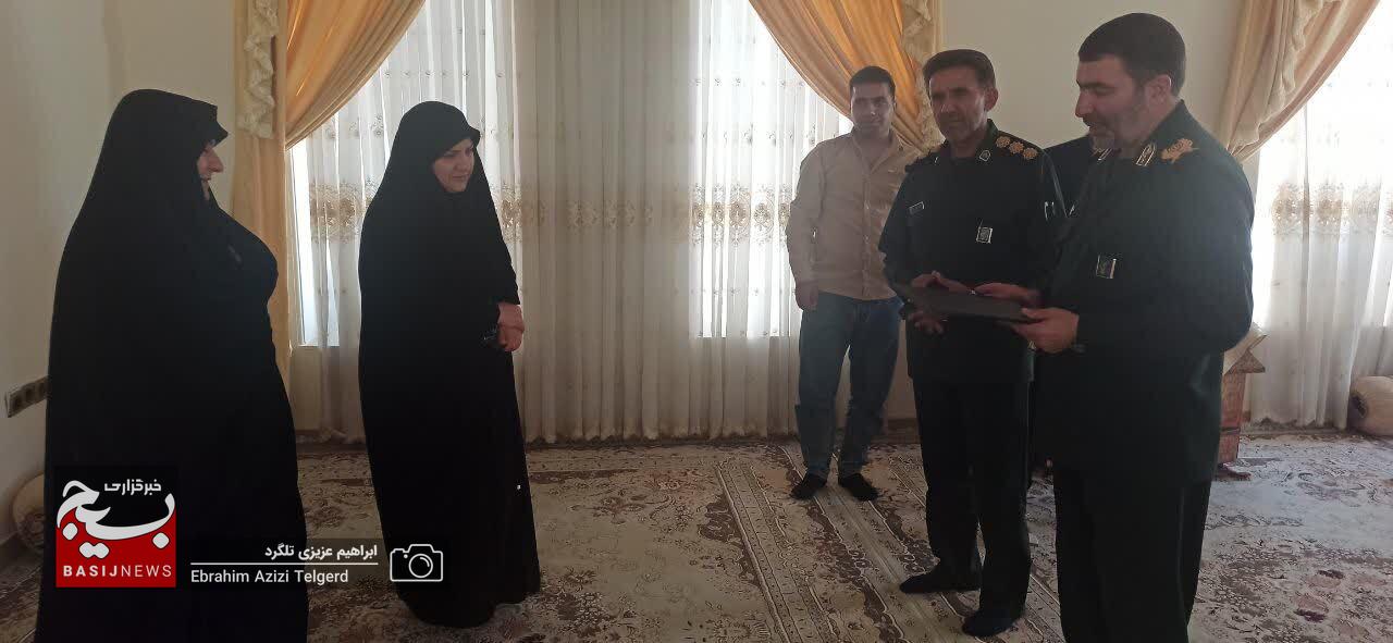 دیدار فرمانده جدید سپاه فتح با خانواده شهدا و جانبازان