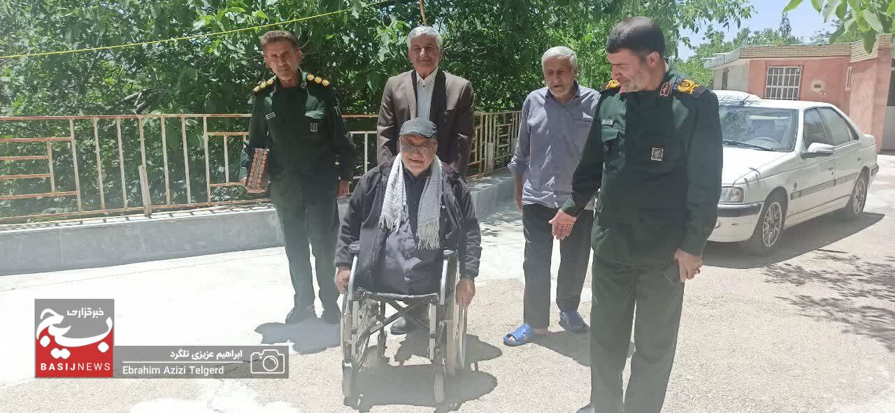 دیدار فرمانده جدید سپاه فتح با خانواده شهدا و جانبازان