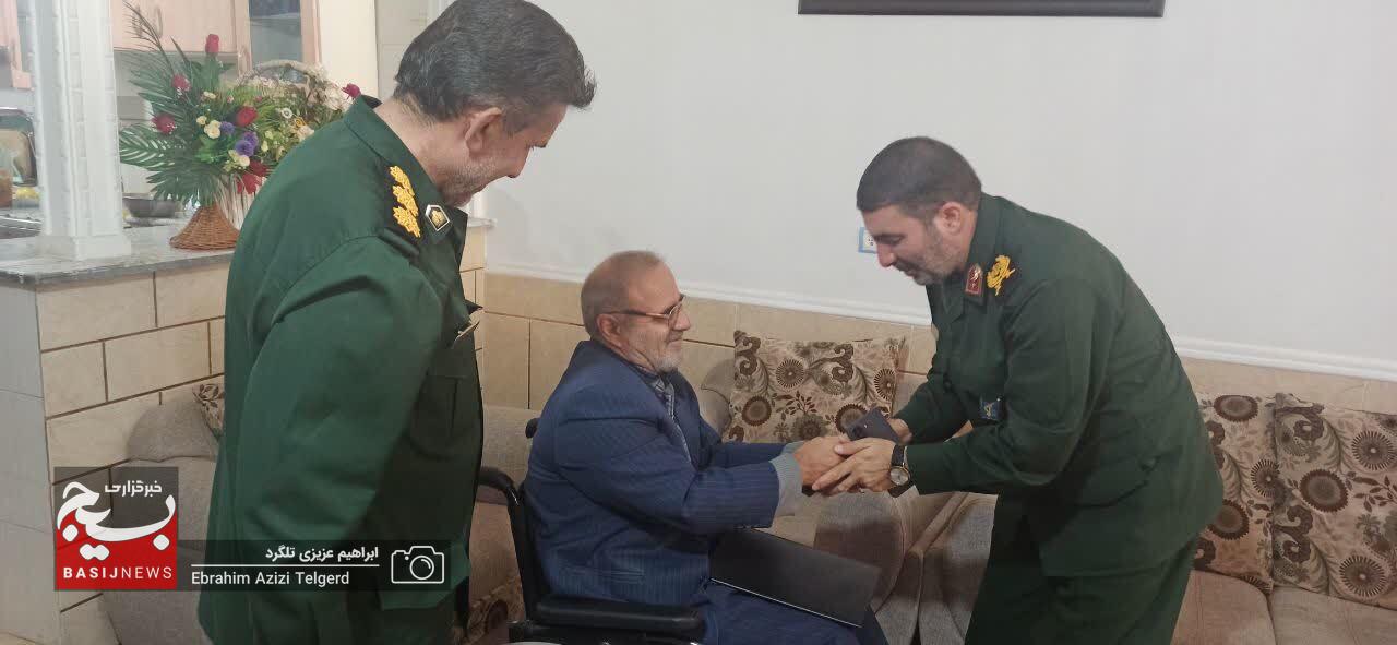 دیدار فرمانده جدید سپاه فتح با خانواده شهدا و جانبازان