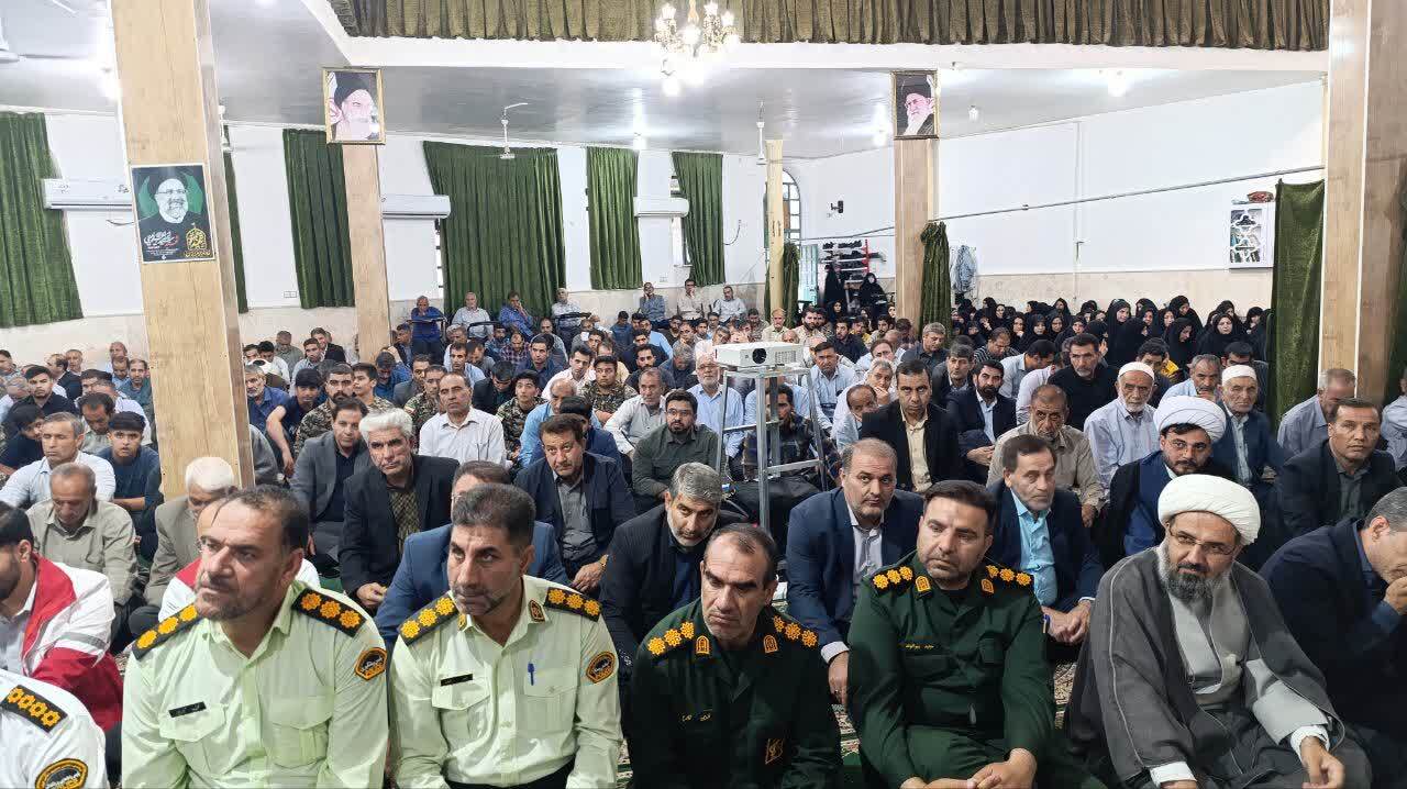 برگزاری مراسم بزرگداشت اولین سالگرد شهادت «شهدای خدمت»در پلدختر