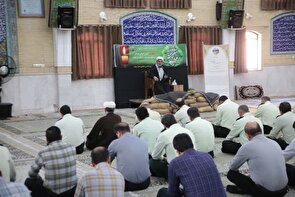 برگزاری مراسم عزاداری به مناسبت سالروز شهادت امام جعفر صادق(ع) با حضور کارکنان انتظامی سمنان