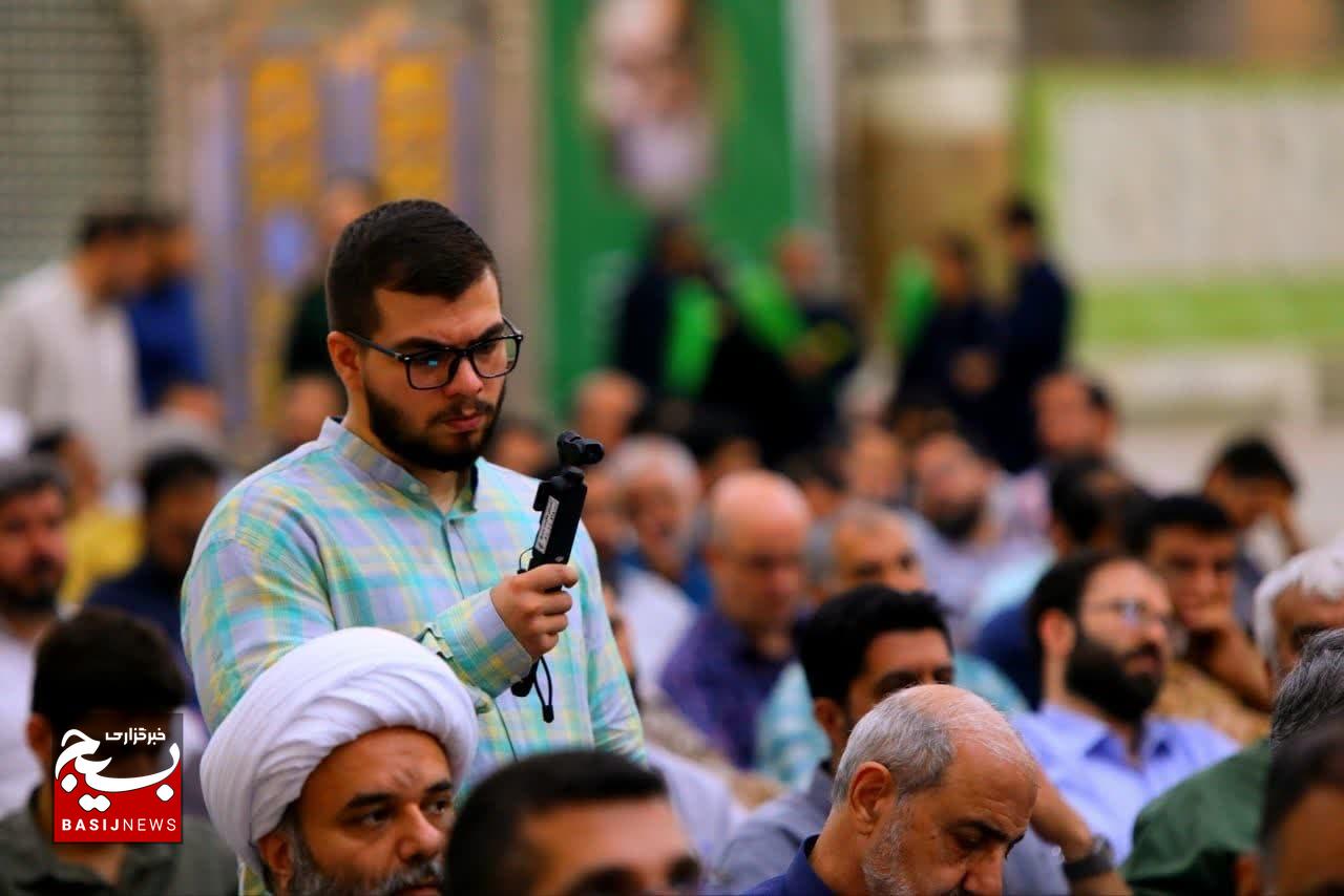 آیین تجدیدمیثاق با آرمان‌های امام خمینی(ره) به‌مناسبت گرامیداشت هفته عقیدتی سیاسی در سپاه و بسیج