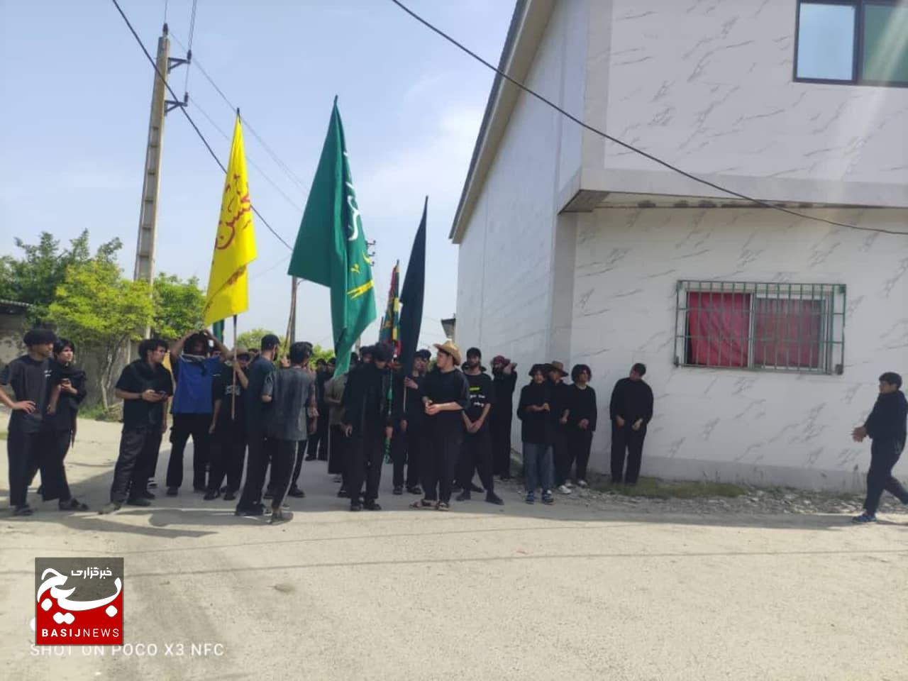 استقبال از زائرین پیاده امام رضاعلیه السلام در روستای درزکلا بزرگ بابل