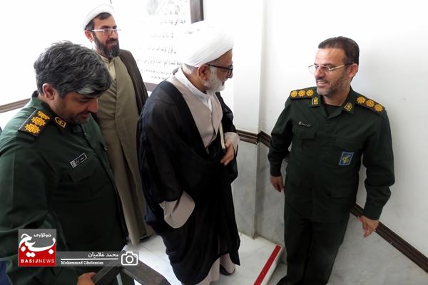 دیدار امام جمعه کنگان با فرمانده سپاه این شهرستان