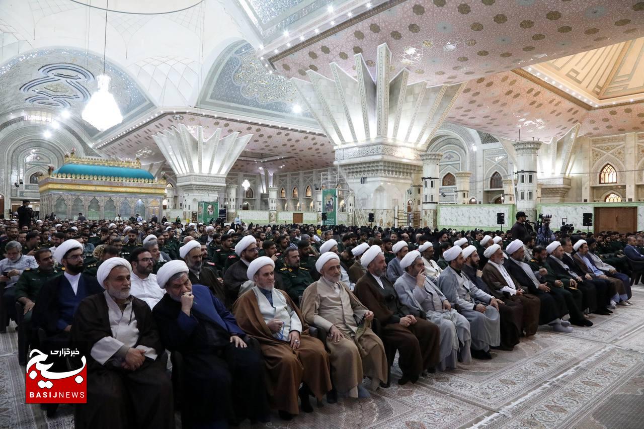 آیین تجدیدمیثاق با آرمان‌های امام خمینی(ره) به‌مناسبت گرامیداشت هفته عقیدتی سیاسی در سپاه و بسیج