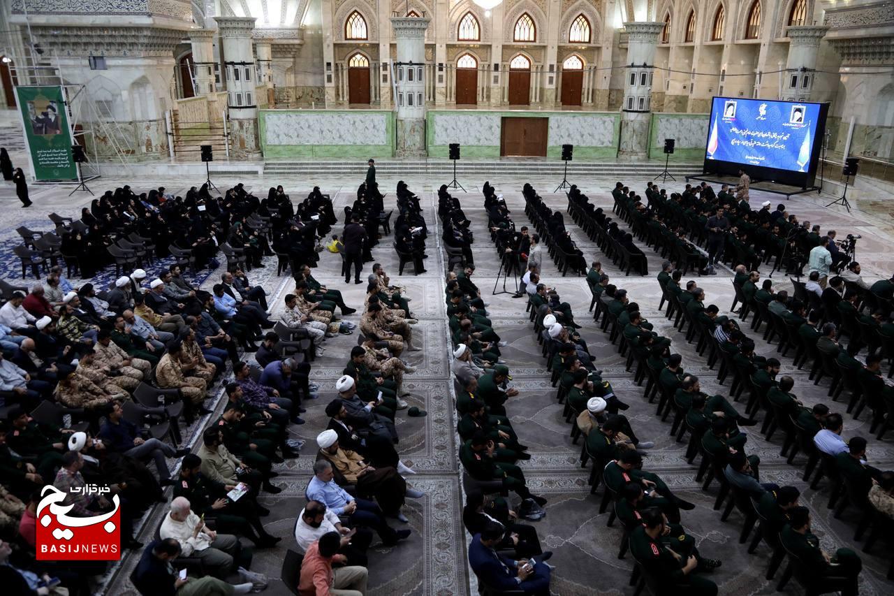 آیین تجدیدمیثاق با آرمان‌های امام خمینی(ره) به‌مناسبت گرامیداشت هفته عقیدتی سیاسی در سپاه و بسیج