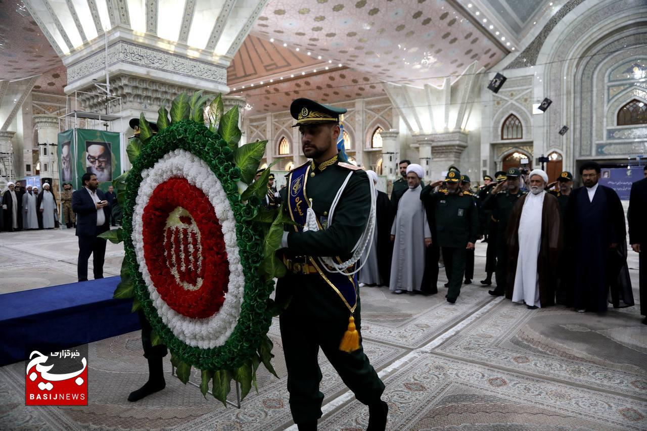 آیین تجدیدمیثاق با آرمان‌های امام خمینی(ره) به‌مناسبت گرامیداشت هفته عقیدتی سیاسی در سپاه و بسیج