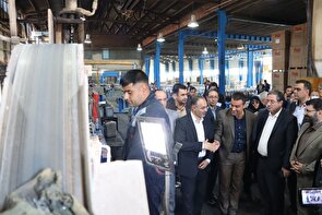 پیگیری رفع موانع تولید در واحد تولیدی آذر باتری ارومیه