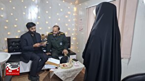 پاک‌سازی ۶۰۰ ناخن مصنوعی توسط واحد خواهران بسیج اصناف در جوار حرم رضوی