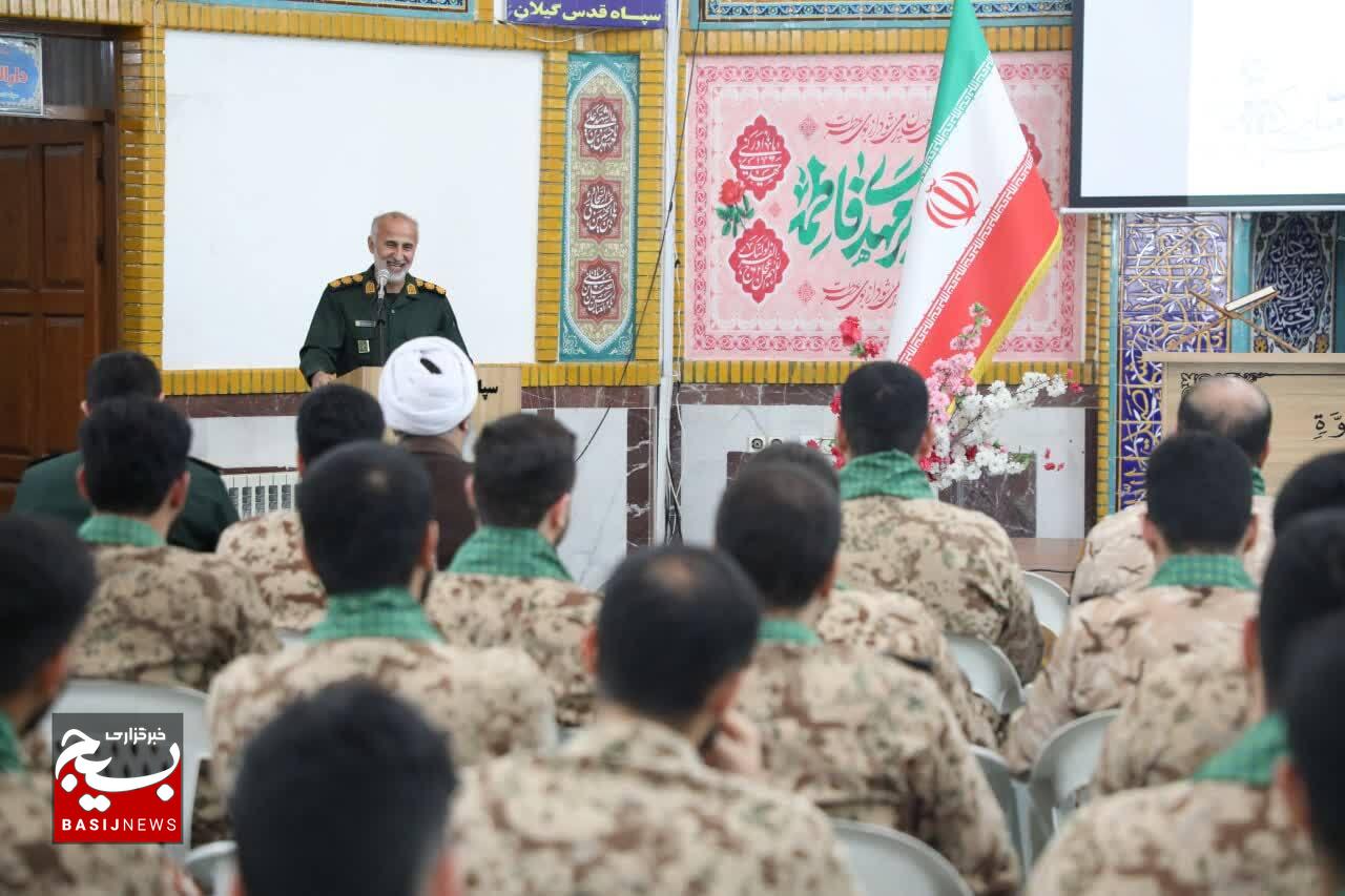 تجلیل از سربازان سادات سپاه قدس گیلان