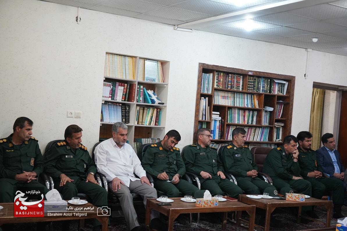 دیدار فرمانده جدید سپاه فتح با آیت الله ملک حسینی
