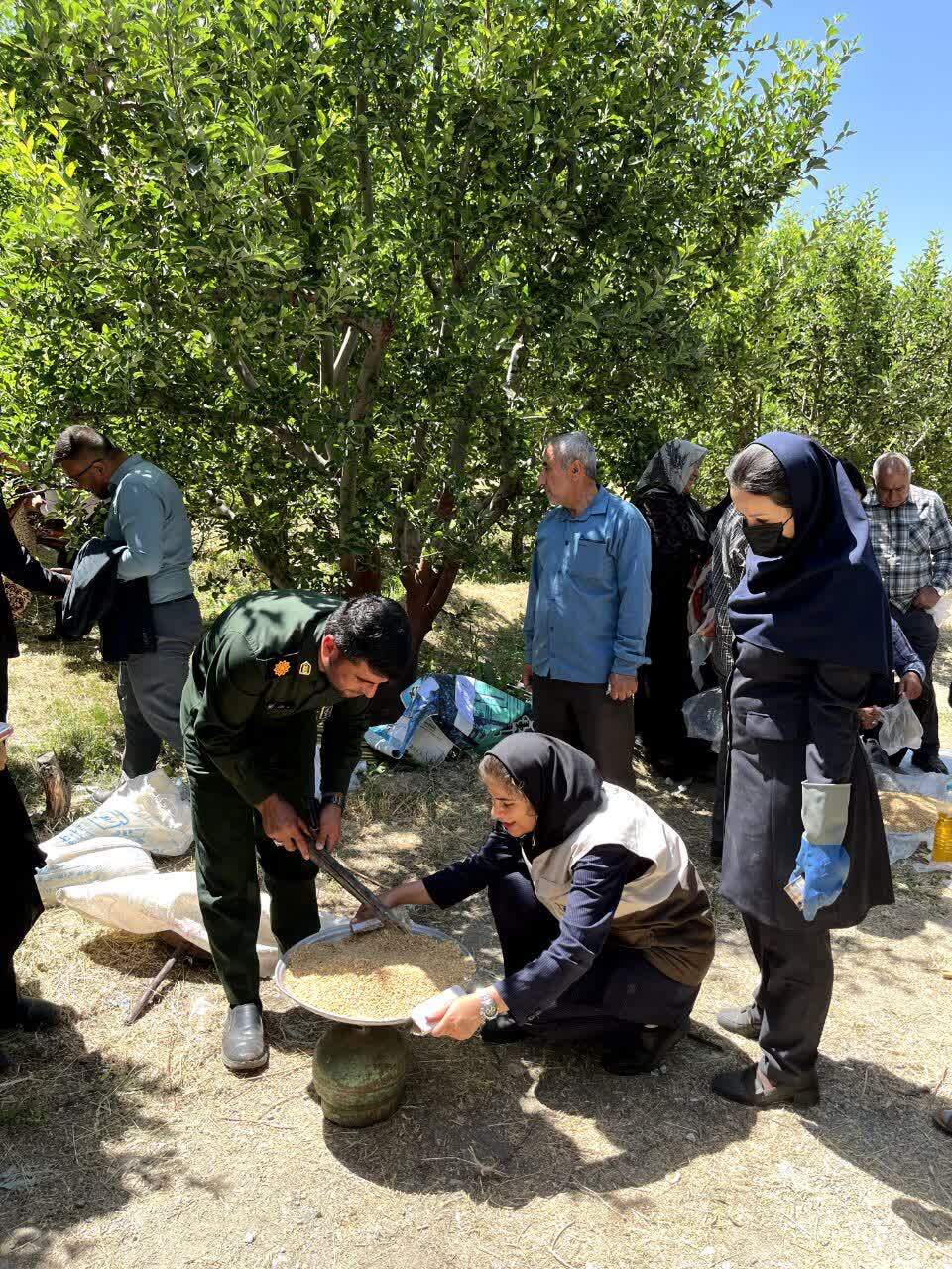 کنترل جوندگان مضر باغات شهرستان دنا توسط بسیج مهندسین کشاورزی سپاه فتح