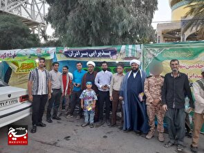 افتتاح موکب‌های جهادی به مناسبت عیدغدیر در ریگان 