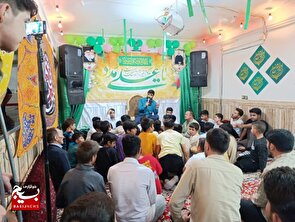 جشن باشکوه عیدالله‌اکبر در روستای خرم آباد بخش نصرآباد