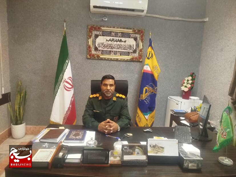 پیام تسلیت فرمانده ناحیه مقاومت بسیج سپاه شهرستان میرجاوه برای شهادت جمعی از فرماندهان سپاه