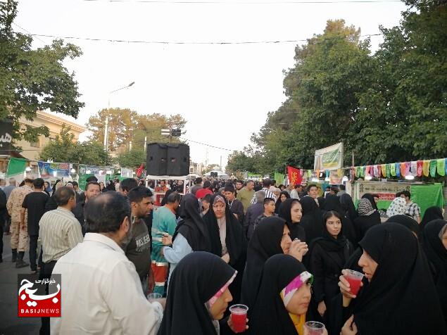 آیین حماسی عید سعید غدیر خم و محکومیت جنایات اسرائیل در گناباد به روایت تصویر