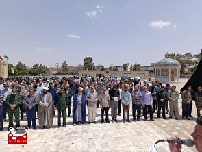 فریاد انتقام از شهر میرزای نایینی؛ تجمع مردمی علیه تهاجم صهیونیست‌ها