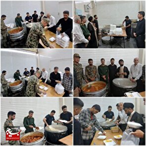 طبخ و توزیع غذای گرم به مناسبت عید غدیر خم در شهرستان لالی