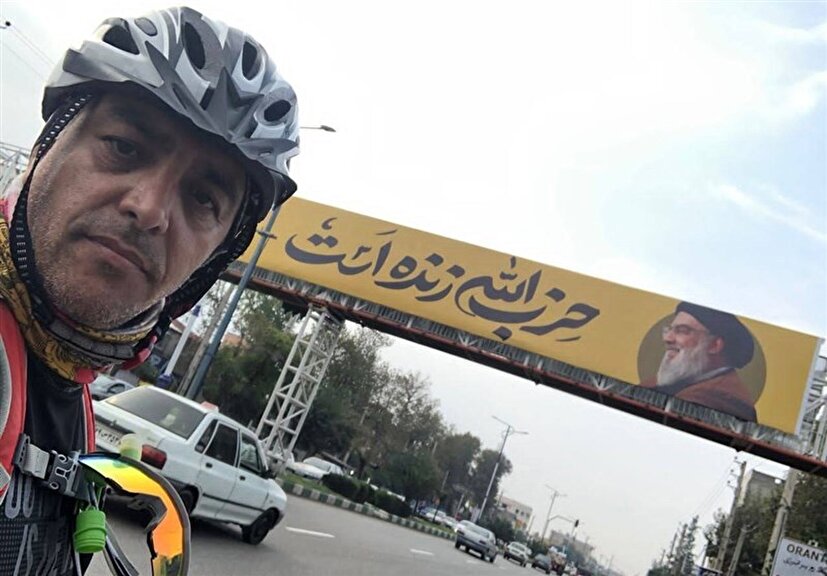 2 هزار کیلومتر رکابزنی به یاد شهدا توسط دوچرخه سوار اردبیلی + فیلم
