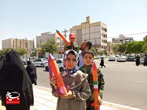 خروش تربت‌جامی‌ها در محکومیت جنایات صهیونی در قاب دوربین بسیج